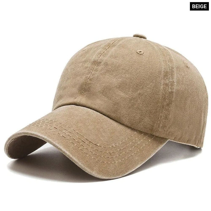 Cotton Soft Top Visor Sports Baseball Cap For Men And Women