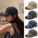 Cotton Soft Top Visor Sports Baseball Cap For Men And Women