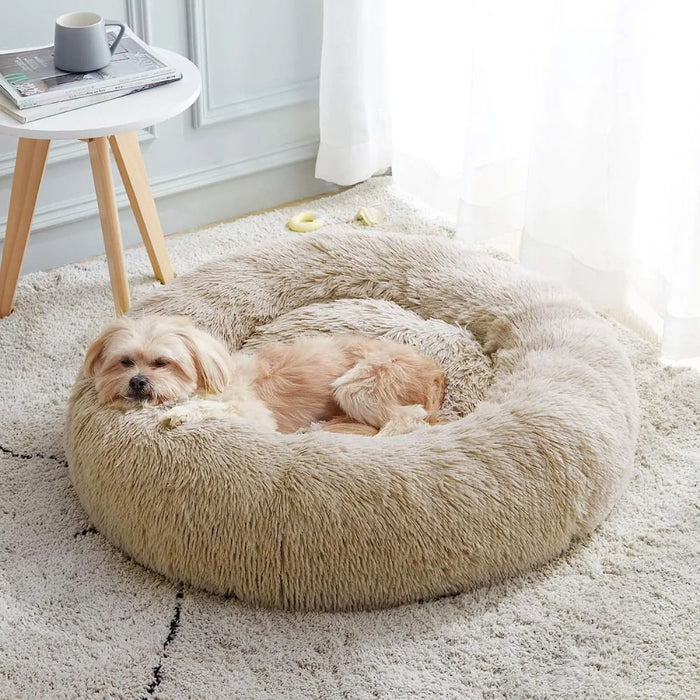 Cozy Cat Bed Soft Plush For Dogs Cats