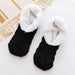 Cozy Non Slip Floor Socks For Women Plush Knit Coral Fleece