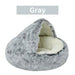 Cozy Round Pet Bed With Cover