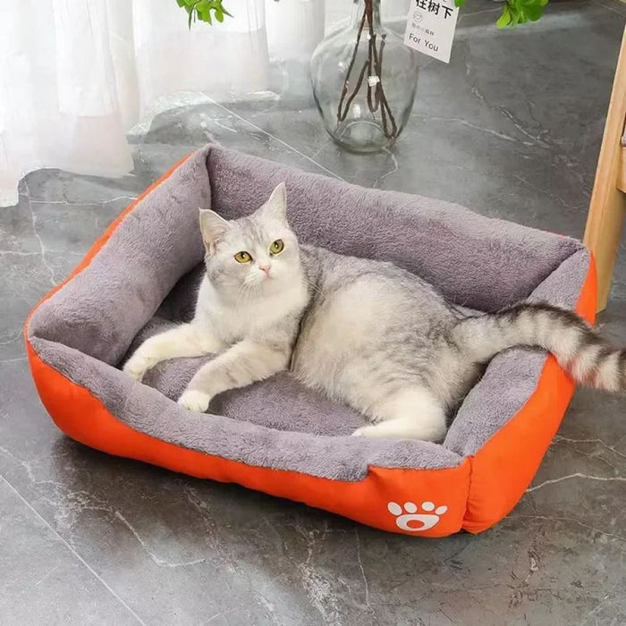 Cozy Waterproof Pet Bed For Cats And Dogs