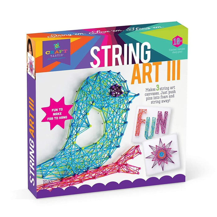 Nz Local Stock- Craft-tastic String Art Iii Kit Bird