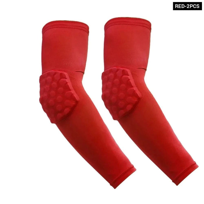 Crashproof Honeycomb Elbow Compression Arm Sleeves