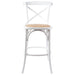 Crossback Bar Stools Dining Chair Solid Birch Timber Rattan