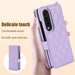 Crossbody Multifunction Rhombic Leather Phone Case