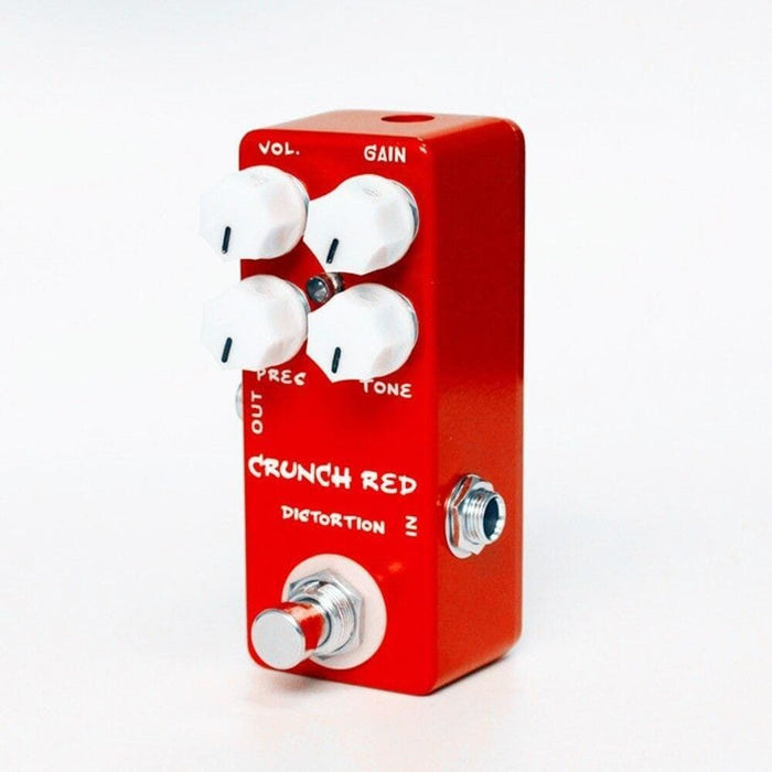 Crunch Red Mini Electric Guitar Distortion Effect Pedal