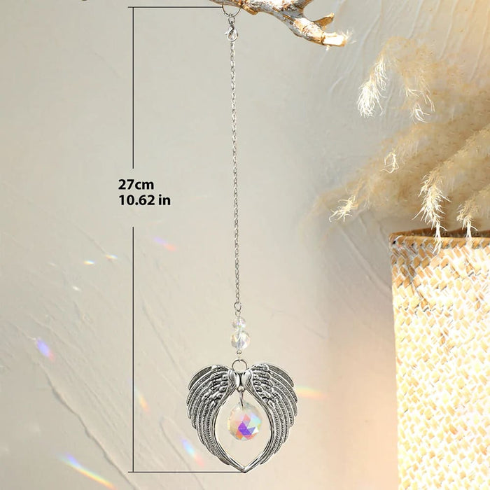 Crystal Angel Wings Suncatcher For Car Decor