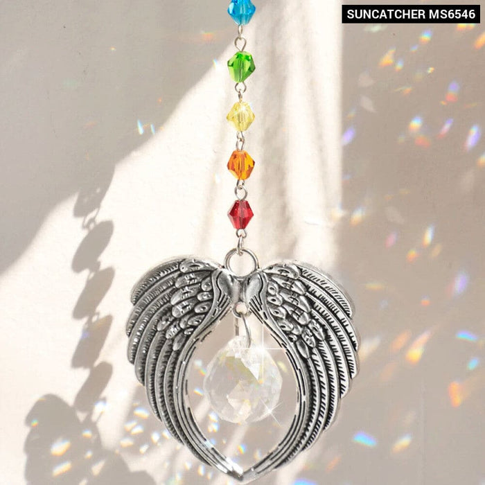 Crystal Angel Wings Suncatcher For Car Decor