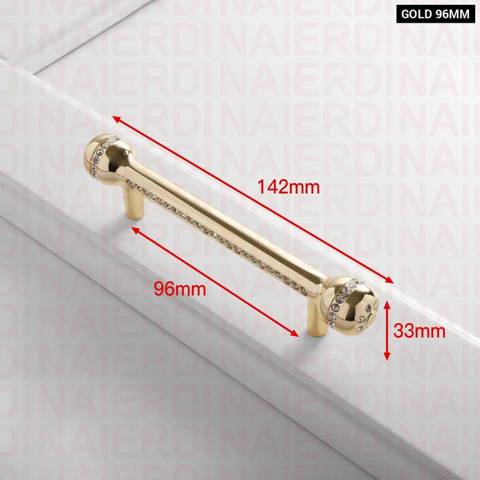 Crystal Diamond Cabinet Handles For Wardrobe And Drawers