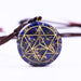 Crystal Orgone Pendant Natural Stone Lapis Lazuli Orgonite