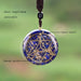 Crystal Orgone Pendant Natural Stone Lapis Lazuli Orgonite