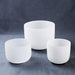 Crystal Singing Bowl Set Of 3 With Case 8’a 10’ f 12