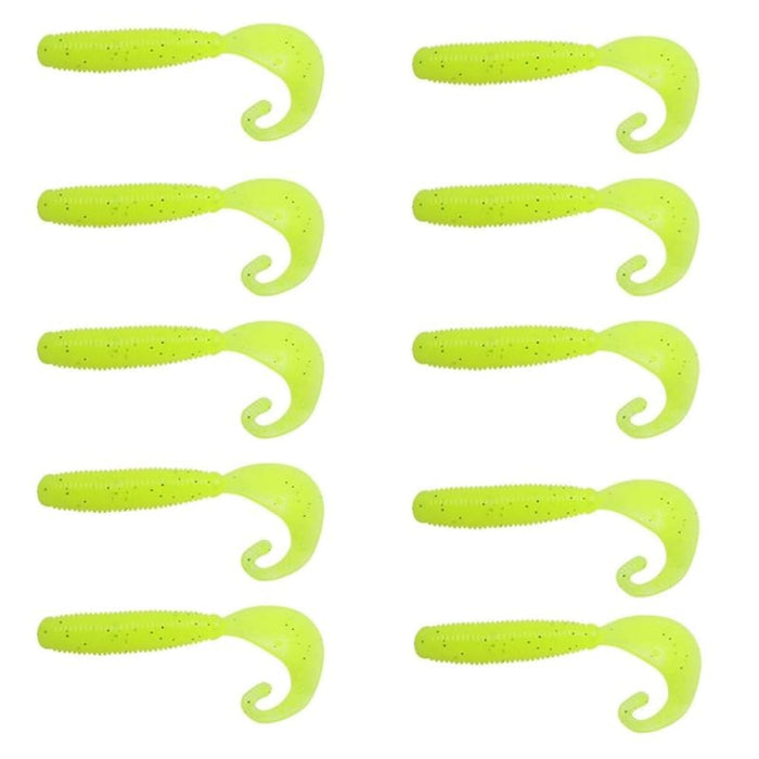 Curved Tail Soft Fishing Lures For Freshwater