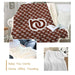 Custom Made Throw Blanket Print On Demand Sherpa For Bed