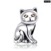 Cute Baby Cat Metal Beads Charm For Women European Luxury