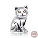 Cute Baby Cat Metal Beads Charm For Women European Luxury