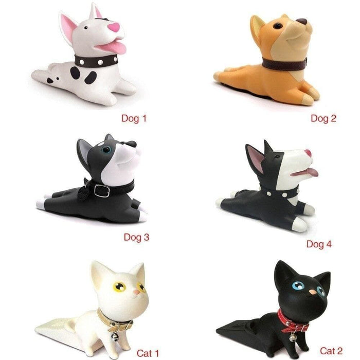 Cute Door Stops Cartoon Creative Silicone Stopper Holder