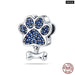 Cute Heart Pet Paw Charms Fit Pandora 925 Original