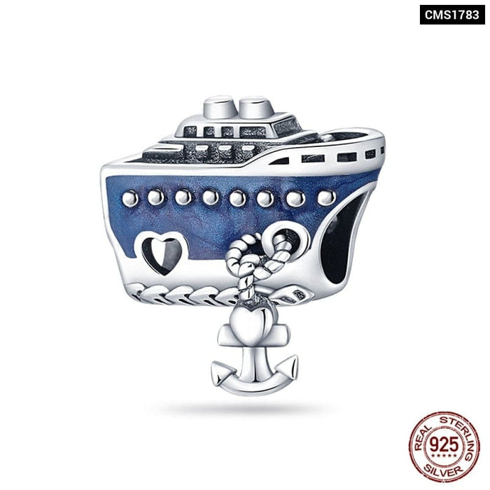 Cute Heart Pet Paw Charms Fit Pandora 925 Original