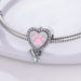 Cute Heart Pet Paw Charms Fit Pandora 925 Original