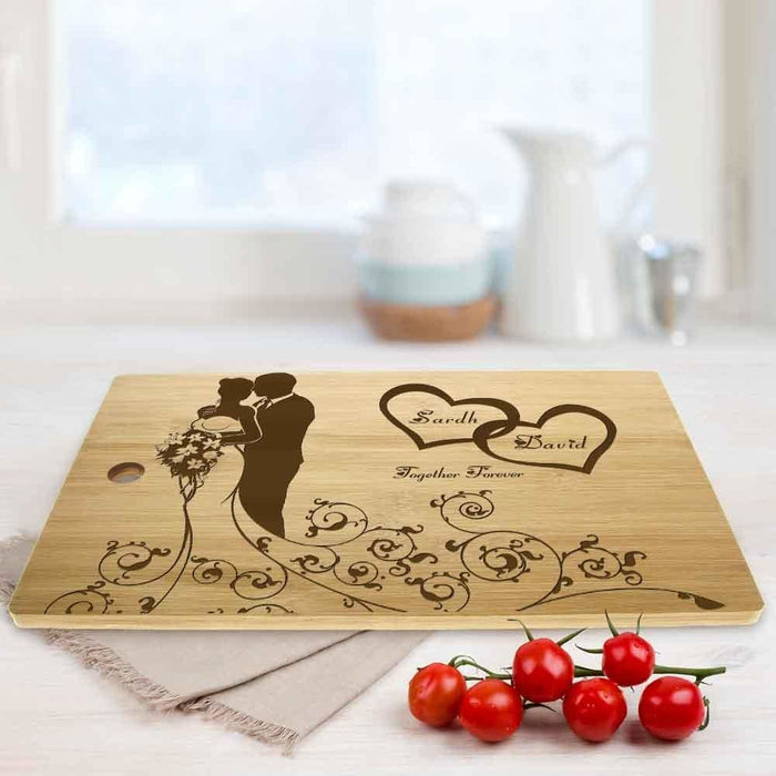 Mr And Mrs Cutting Board