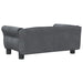 Dog Bed Dark Grey 70x45x30 Cm Velvet Oionxl