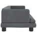 Dog Bed Dark Grey 80x45x30 Cm Velvet Oionkl