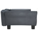 Dog Bed Dark Grey 95x55x30 Cm Velvet Oionox