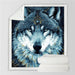 In The Darkness Wolf By Scandy Girl Furry Blanket Animal