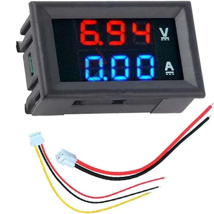 Dc 100v 10a Digital Voltmeter Ammeter With Dual Led Display