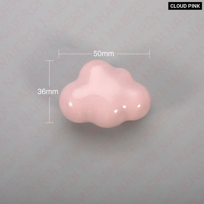 Decorative Ceramic Cloud Cabinet Knobs/handles