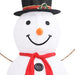 Decorative Christmas Snowman Figure Led Luxury Fabric 180cm