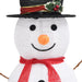 Decorative Christmas Snowman Figure With Led Luxury Fabric