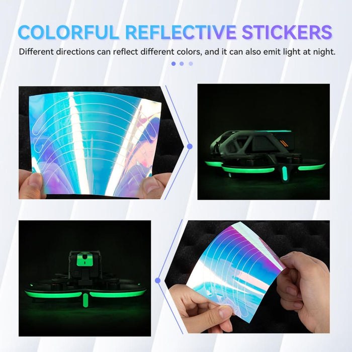 Decorative Stickers For Dji Avata Night Reflective Warning