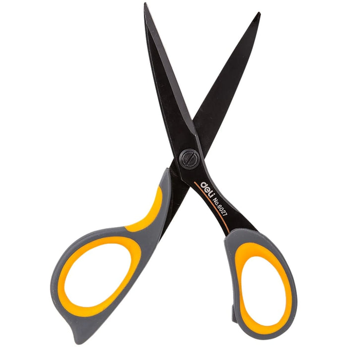 Deli 175mm Stainless Steel Anti Stick Scissors Office