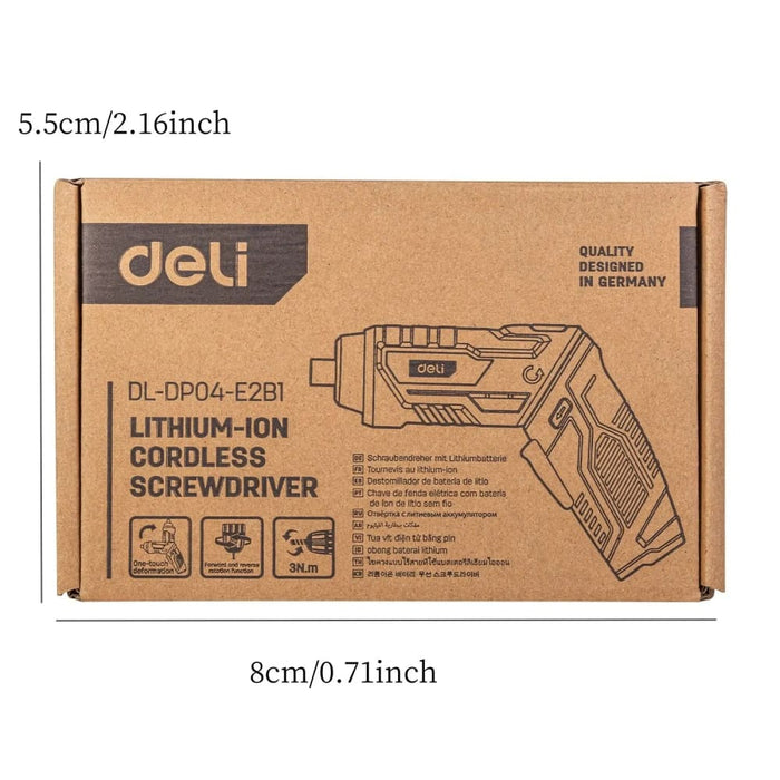 Deli 3.6v Electric Screwdriver