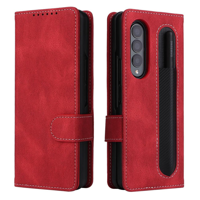 Detachable Leather Folding Case For Samsung Galaxy z Fold 4