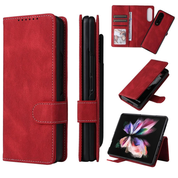 Detachable Leather Folding Case For Samsung Galaxy z Fold 4