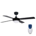 Devanti 52’’ Ceiling Fan w Light Remote Timer - Black