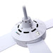 Devanti 52’’ Ceiling Fan w Light Remote Timer - White