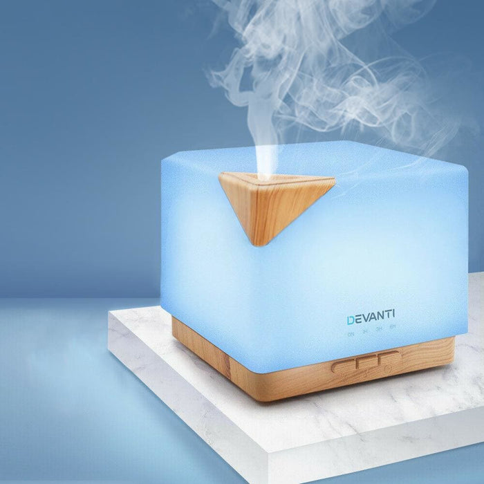 Devanti Aroma Diffuser Air Humidifier Night Light 600ml