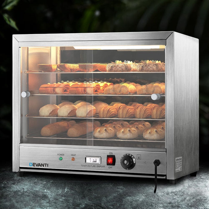 Devanti Commercial Food Warmer Electric Pie Hot Display