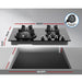 Devanti Gas Cooktop 60cm 4 Burner Ceramic Glass Cook Top