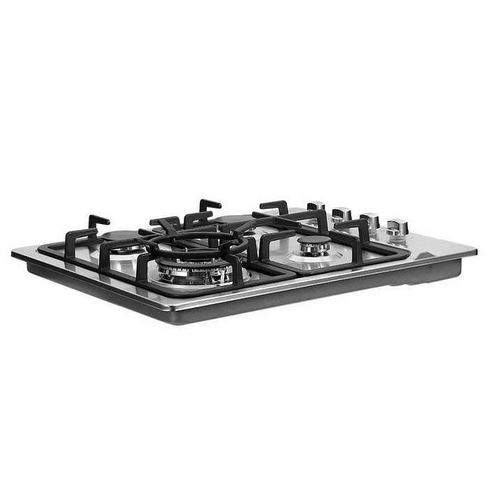 Devanti Gas Cooktop 60cm Kitchen Stove 4 Burner Cook Top Ng