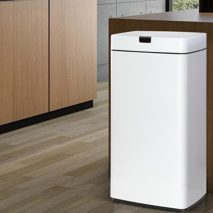 Devanti 45l Sensor Bin White