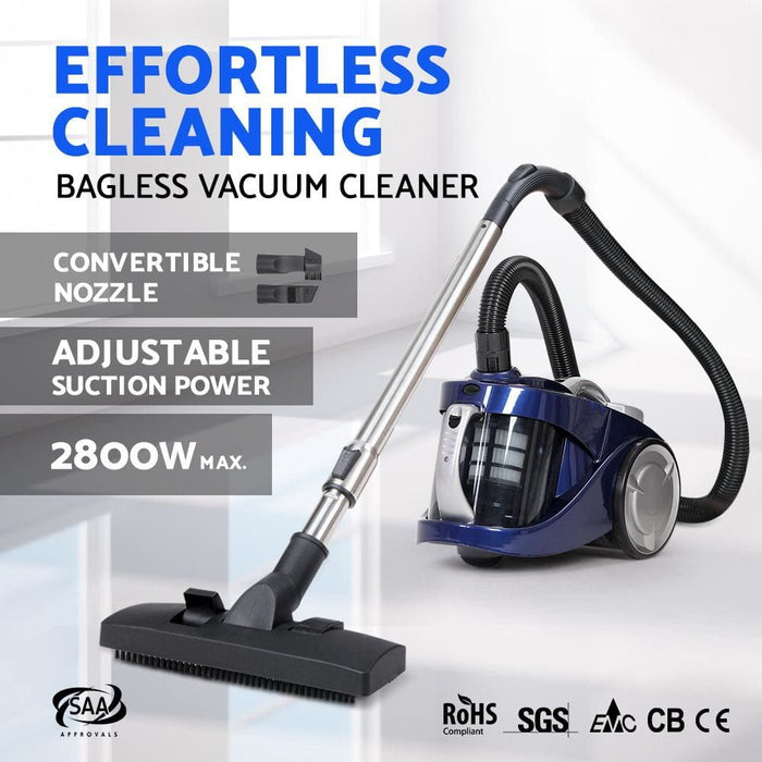 Devanti Vacuum Cleaner Bagless Cyclone Cyclonic Vac Home