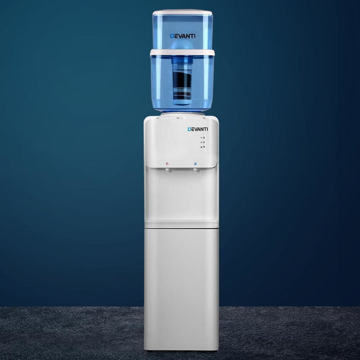 Devanti 22l Water Cooler Dispenser Top Loading Hot Cold