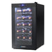 Devanti Wine Cooler 18 Bottles Glass Door Beverage