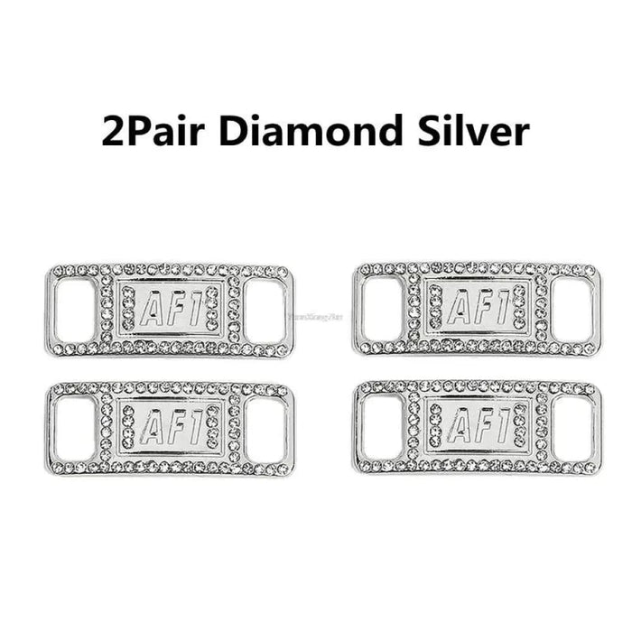 Af1 Diamond Charms Buckle Quality Metal Shoe Laces